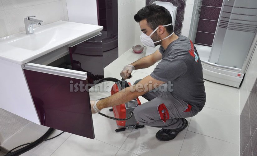 makineyle tıkalı lavabo pimaşı açan firma